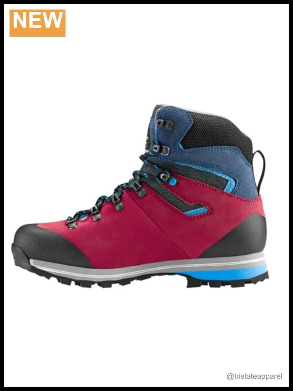 Women's Waterproof Hiking Boots Suede Lace-Up Outdoor Trail
